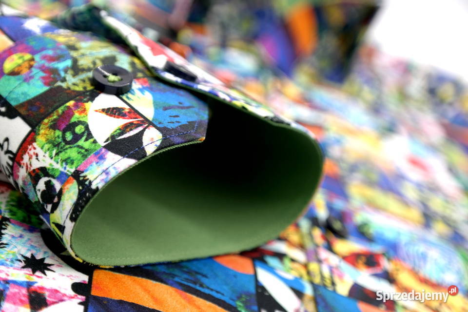 GIOVANNI PERA Koszula Męska K006 Grafitti Ostrów Wielkopolski