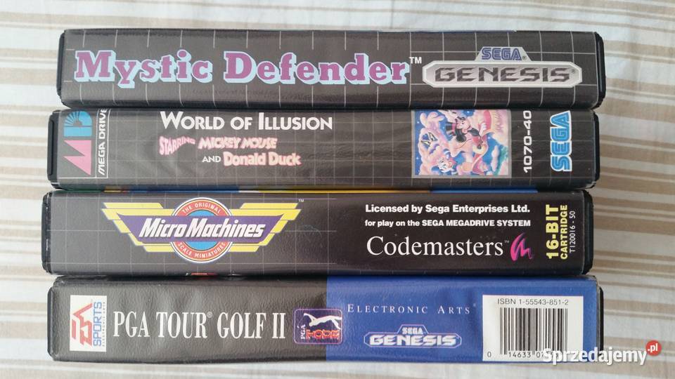 Mystic Defender World Of Illusion Micro Machines Gry komputerowe i konsolowe Puławy