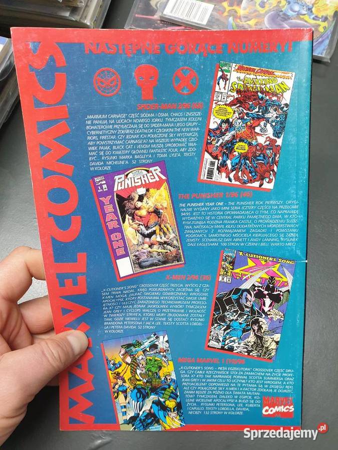 Mega Marvel 1 10 1996 XMen ExCutioners Song Rok wydania 1996 pomorskie Gdynia