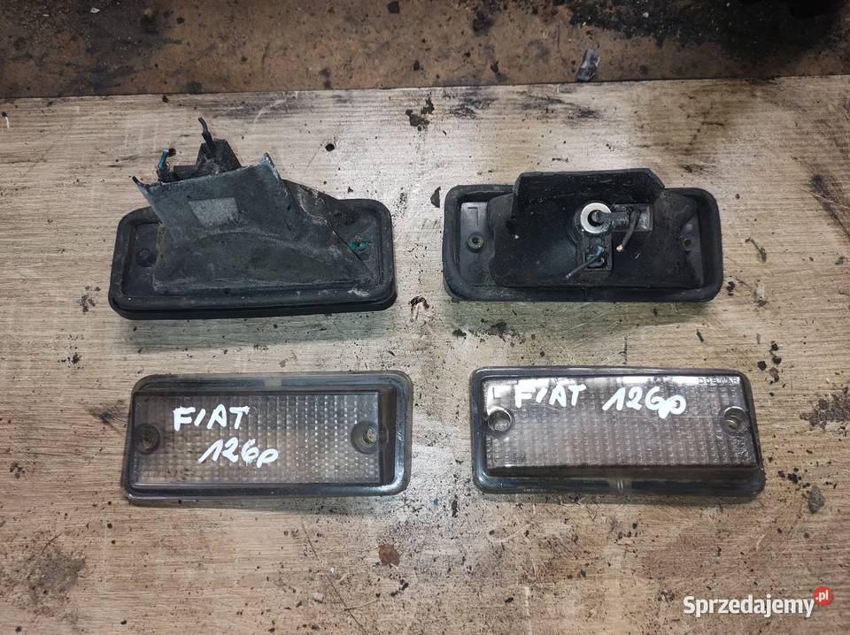 FIAT 126p Maluch kierunkowskaz przód biały Kielce