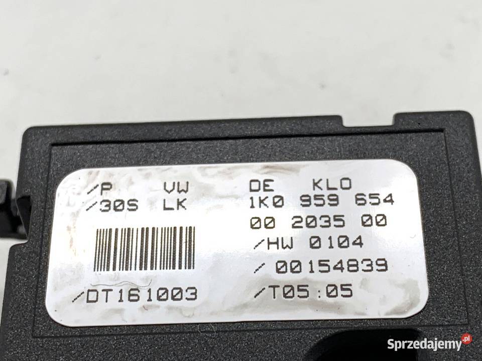 CZUJNIK KĄTA SKRĘTU VW GOLF V 1K0959654 0310 podkarpackie