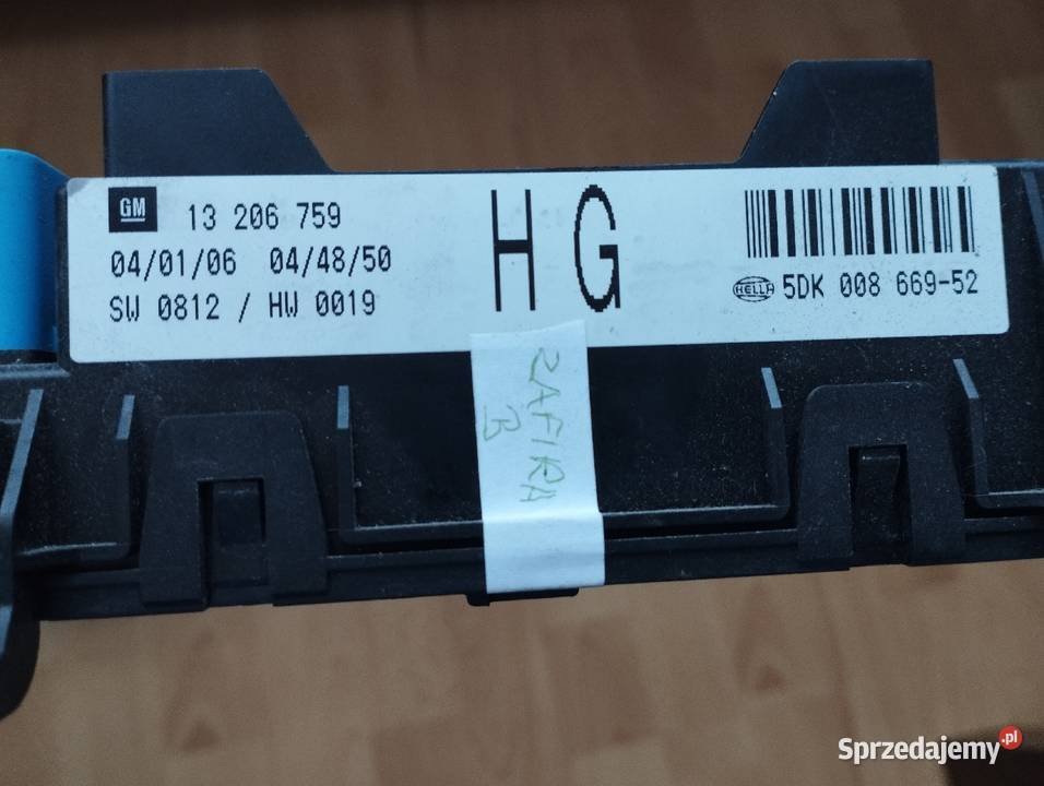 Moduł REC Zafira BAstra HGM 13 206 759 małopolskie Kraków