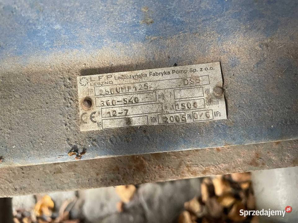 Zmodyfikowana Motopompa Ursus 30 Pozostałe łódzkie Łódź