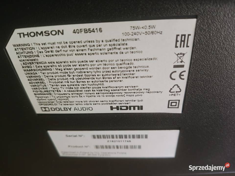 Telewizor thomson Stanica sprzedam