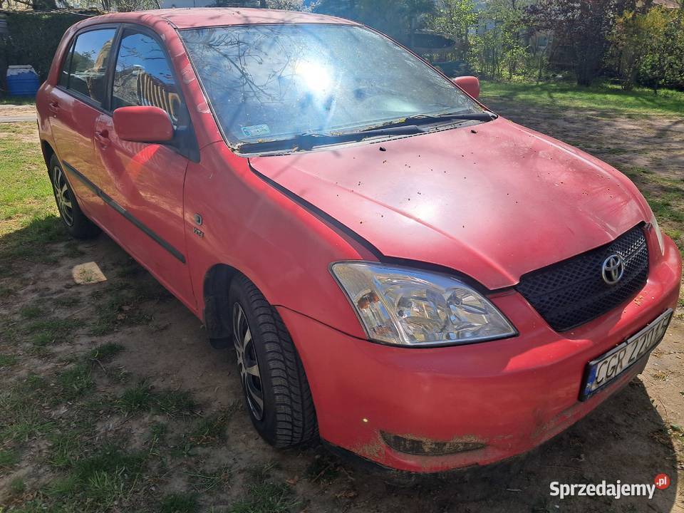 Toyota Corolla Na Afryke czerwony Szczecin