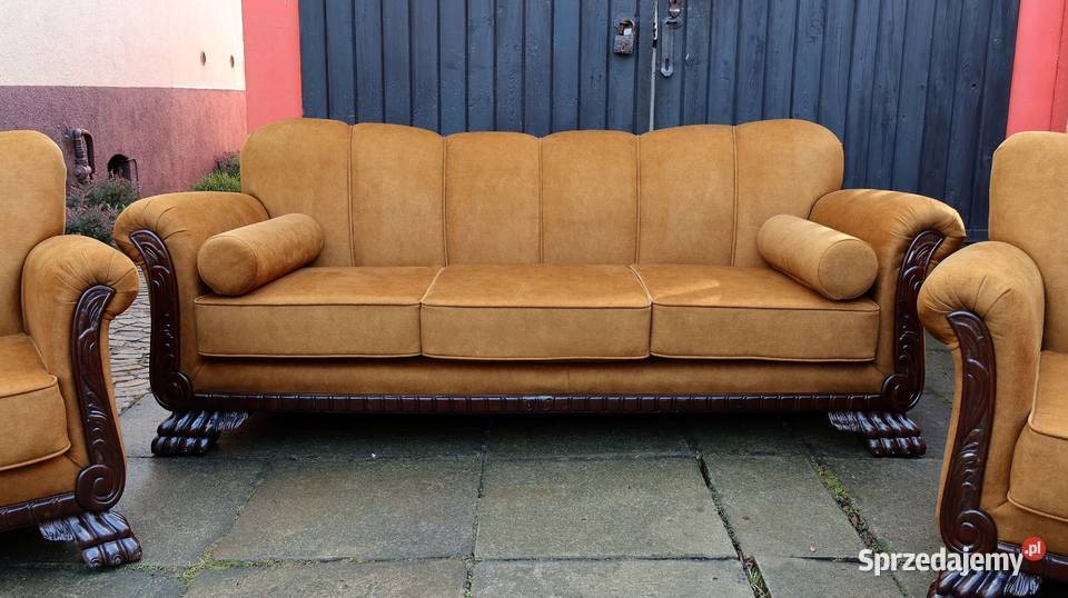 Wspaniały Komplet Wypoczynkowy Sofa 3 os 2 Ziębice