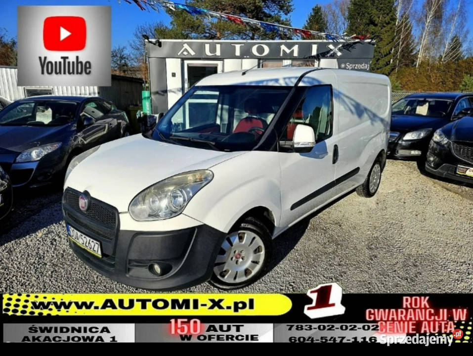Fiat Doblo 13 D Super stan MAXI Gwarancja w VAT marża dolnośląskie Świdnica