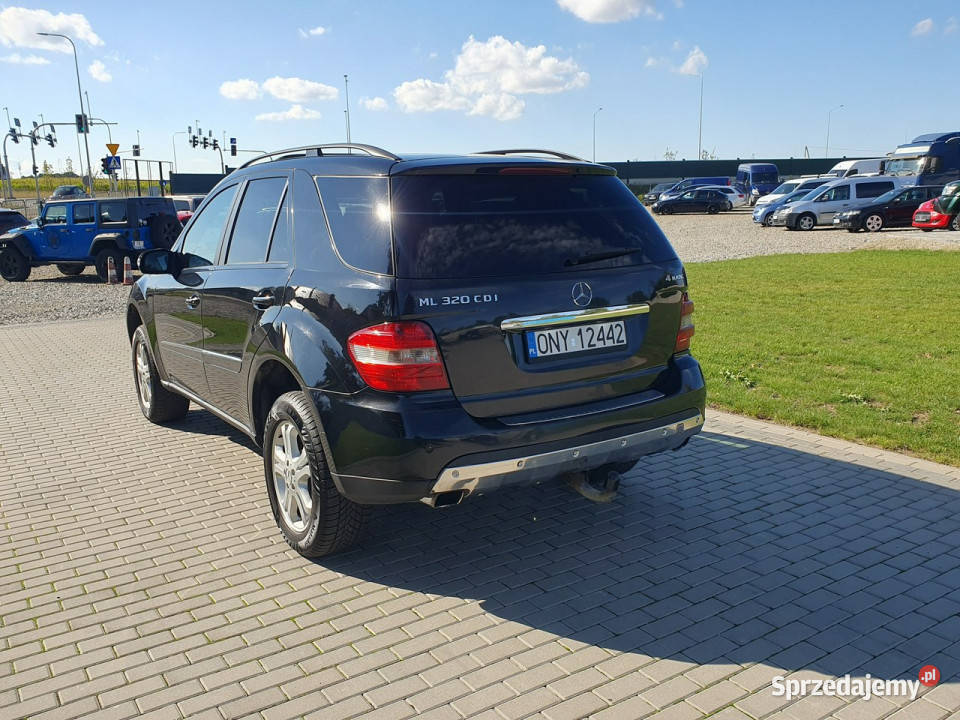 Mercedes ML 320 30cdi V6 4Matic Bez Pneumatyki Rok produkcji 2007 Mercedes-Benz Strobice
