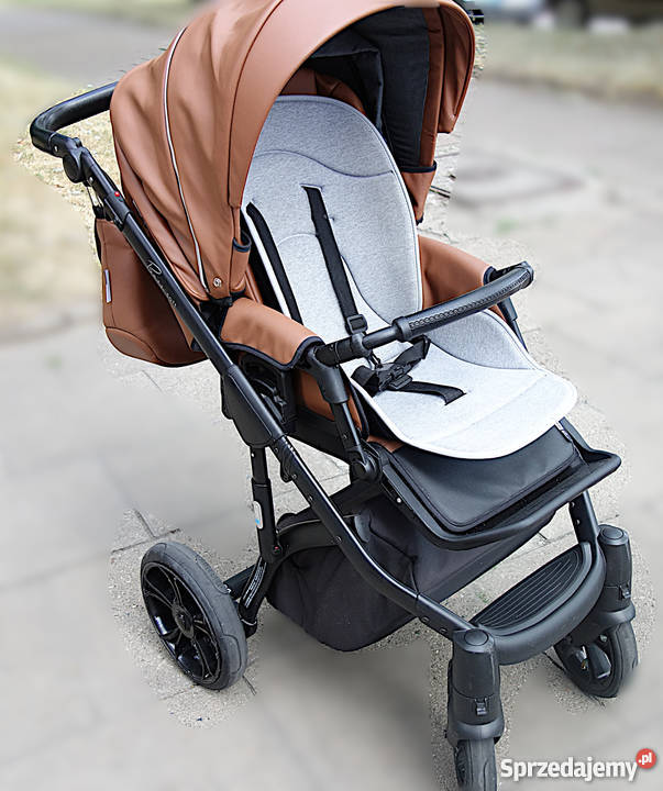 Wózek 3w1 Roan Bass skora Gwarancja Łódź sprzedam