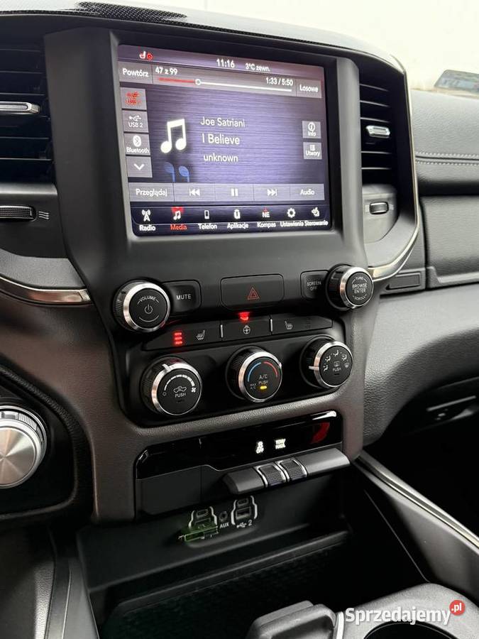 Dodge Ram 1500 Sport 2020 18500 bezwypadkowy 18500km Wieluń