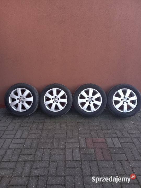 Alufelgi 16 VW oryginał z oponami 2055516 Konin