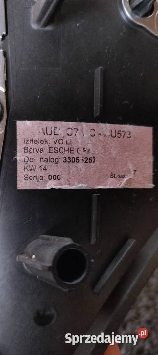 Dekiel Dekor Drewno Jesion Przód Lewy Audi A6 C7 osobowe Części samochodowe