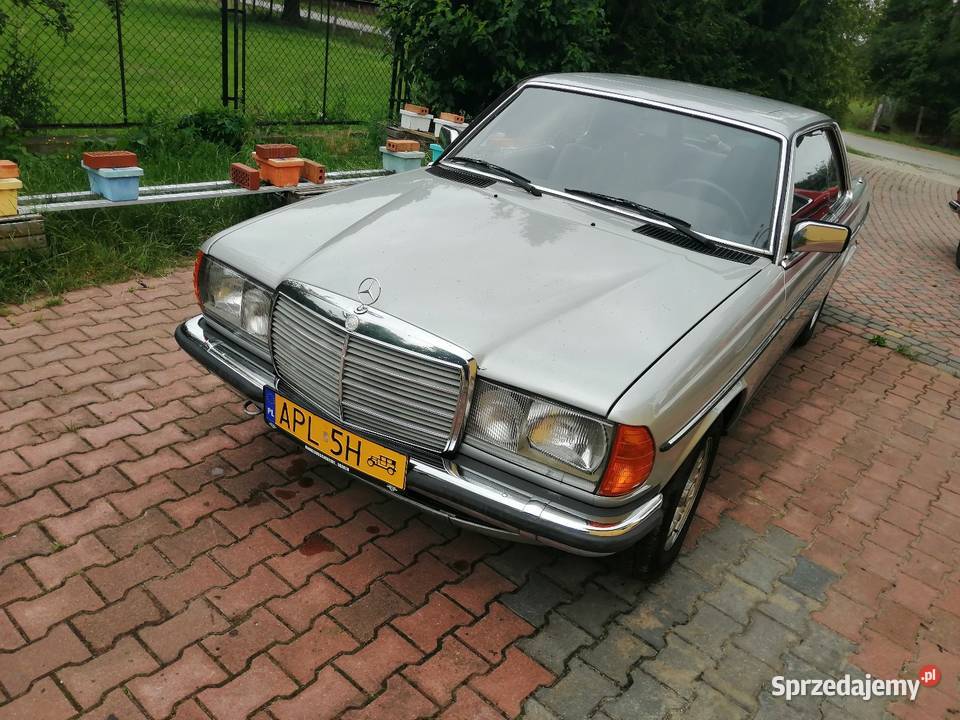 Mercedes W123 Coupe 230 CE żółte tablice zabytek automatyczna mazowieckie Piotrkówek