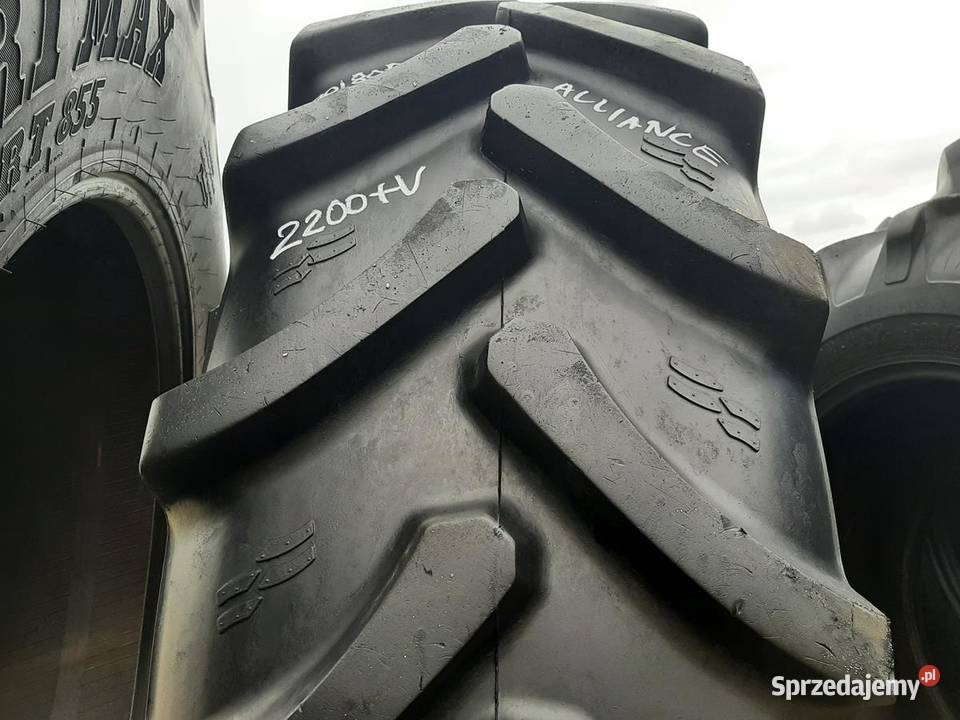 2x Opona używana rolnicza 48080R46 184R46 46cale Zaścianki