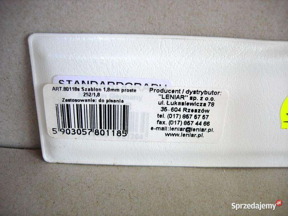 Szablon pisma technicznego Standardgraph 25218