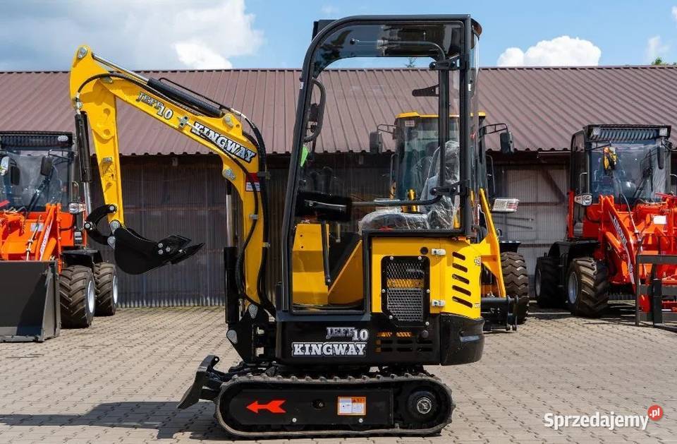 Minikoparka KINGWAY 1000 z kabiną JEFF 10 mazowieckie