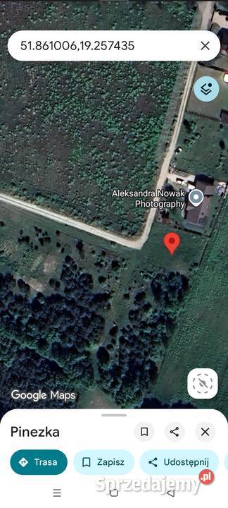 Działka budowlana 940m gmina Aleksandrów Łódzki Zgierz