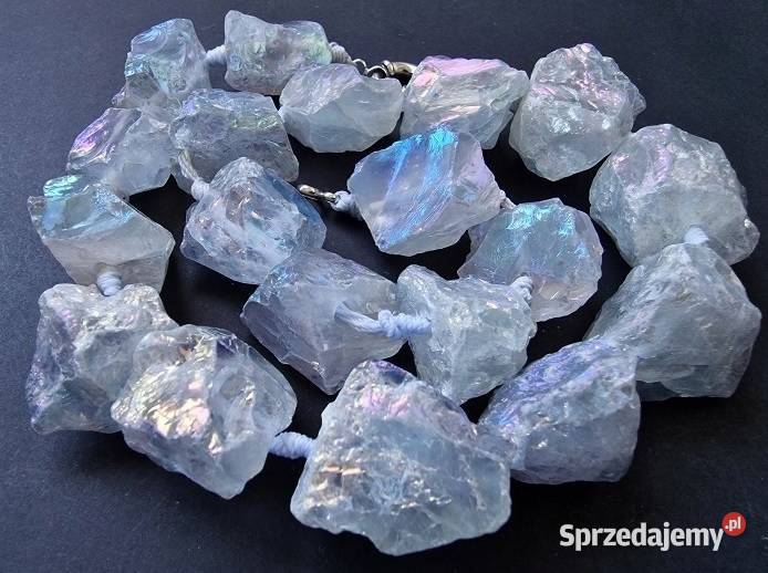 KAMIEŃ KSIĘŻYCOWY SELENIT NASZYJNIK SUROWE BRYŁY Częstochowa