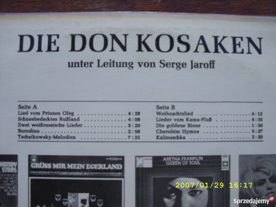 Folk LP SERGE JAROFFDIE KOSACEN HOLLAND płyta winylowa dolnośląskie Wołów sprzedam