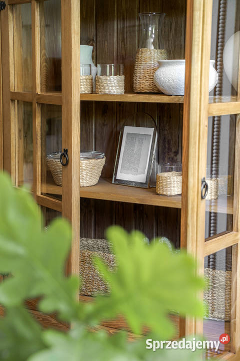 Duża witryna biblioteczka drewniana VIT 18 57cm Maków Podhalański