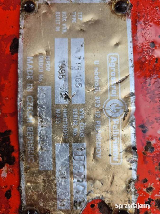 Kosiarka rotacyjna Czeska Agrostroj ZTR165 Kowale