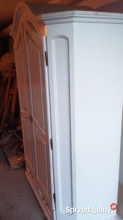 Szafa biała postarzona kujawsko-pomorskie Bydgoszcz