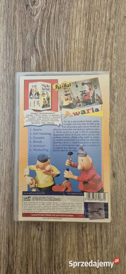 Bajka kaseta video VHS Sąsiedzi awaria 1 płyta Białystok sprzedam