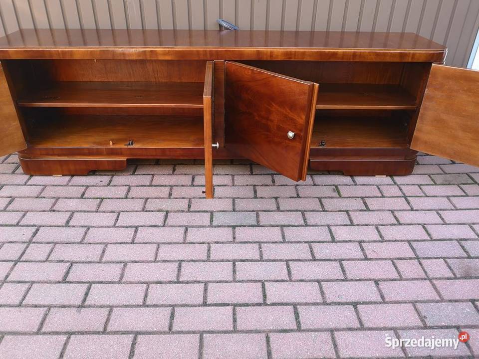 Komoda Szafka RTV 202 ARTDECO Orzech Niska Stara Swarzędz