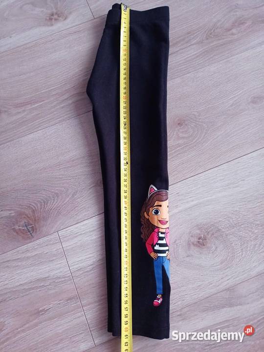 Legginsy getry dziewczęce czarne Domek Koci Gabi mazowieckie Płock