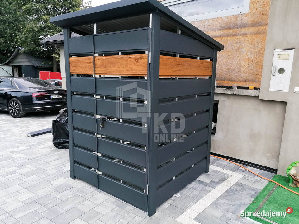 Wiata śmietnikowa 15x15m Schowek ogrodowy na Turek