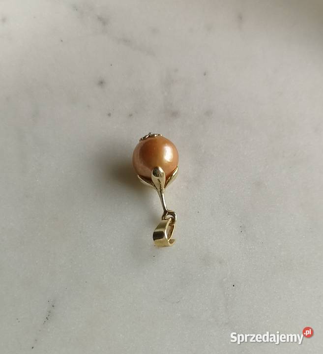 zawieszka złota perła 19 e kujawsko-pomorskie Toruń