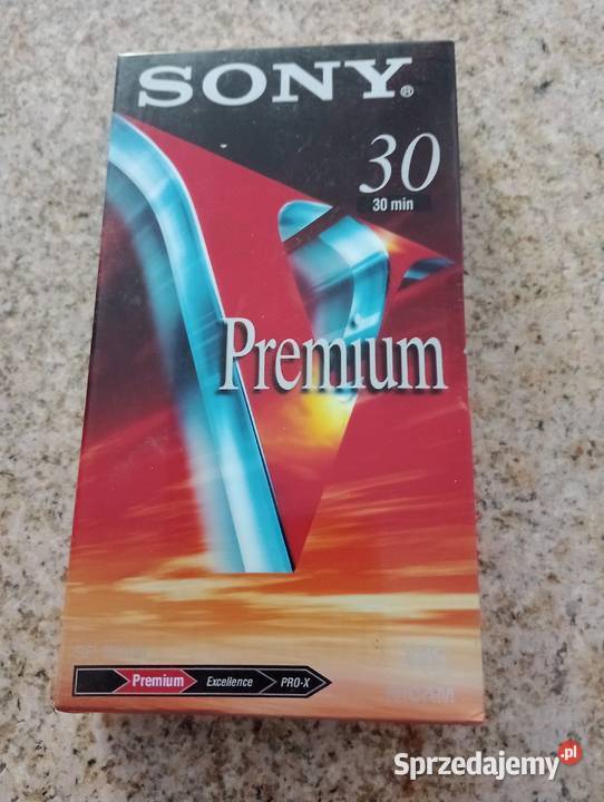 Kaseta Video VHS SONY 30 minut Piława Górna