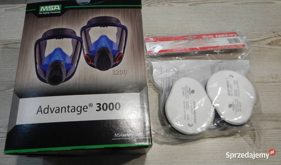 Maska MSA Advantage 3221 zestaw Filtrów podkarpackie Leżajsk sprzedam