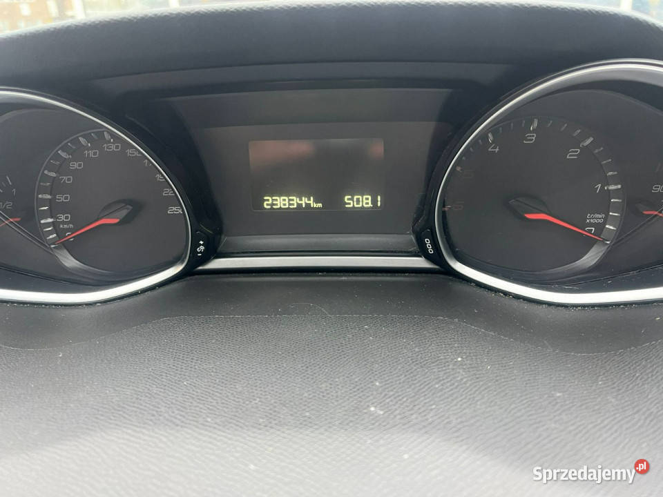 Peugeot 308 SW 16 HDI 120 Panorama Hak Biała gniazdo USB mazowieckie Lipówki
