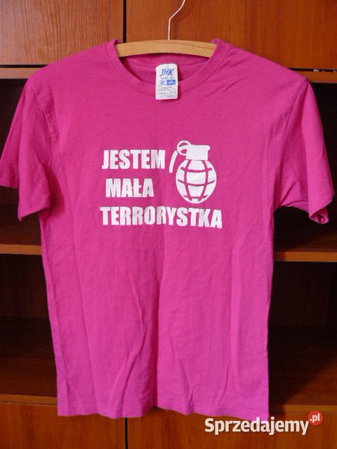 Jestem mala terrorystkadamska bluzka podkarpackie sprzedam