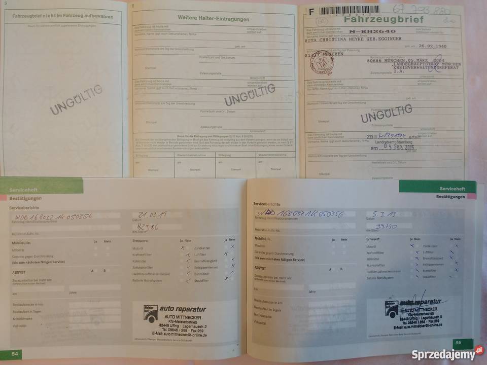 Mercedes A190 automat 125 W168 132 książka CD małopolskie sprzedam