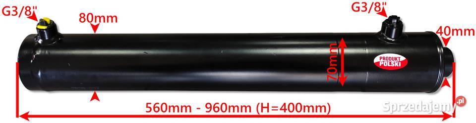 SIŁOWNIK HYDRAULICZNY SMTG 70x40 SKOK 400 Pozostałe kujawsko-pomorskie Solec Kujawski