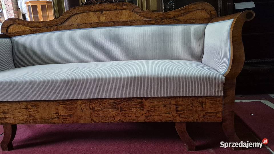 Stara sofa stylowa biedermeier antyk ze Szwecji Sypniewo