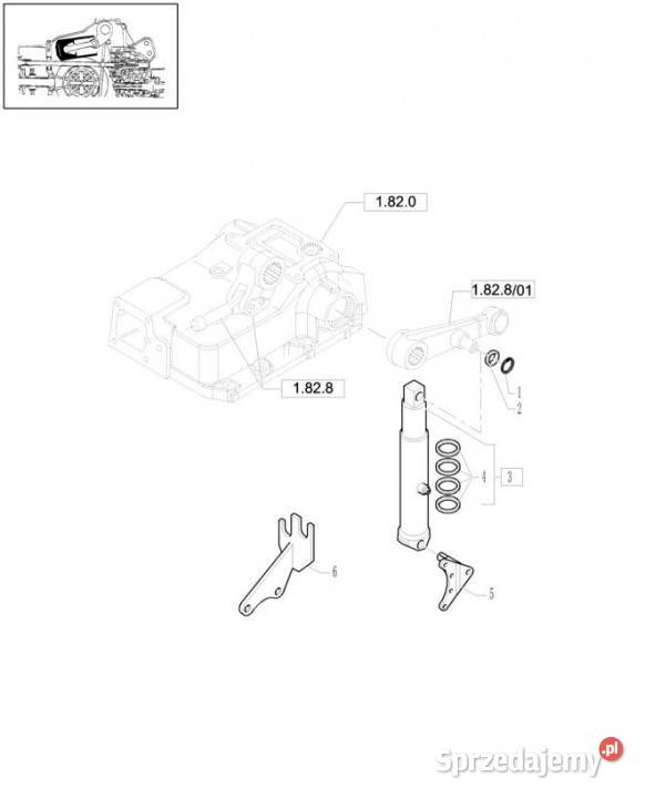 Holland T6010 T6090 T6070 Wspornik 5191006