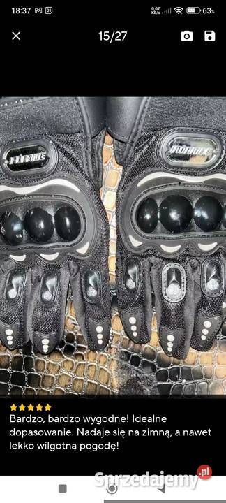 Sprzedam Nowe Rękawice motocyklowe GUANTES Moto Białystok