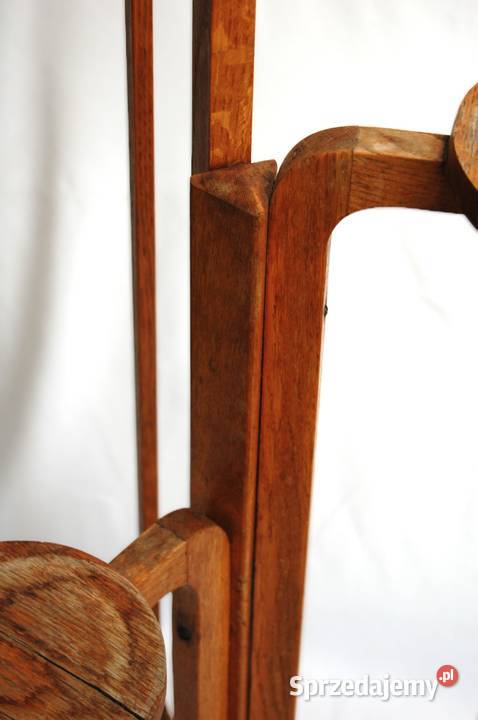 Kwietnik drewniany stojący art deco sprzedam