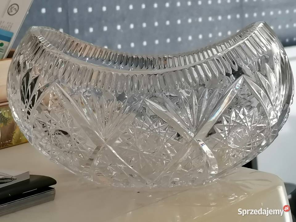 Półmisek kryształowy z lat 6070 Kraków