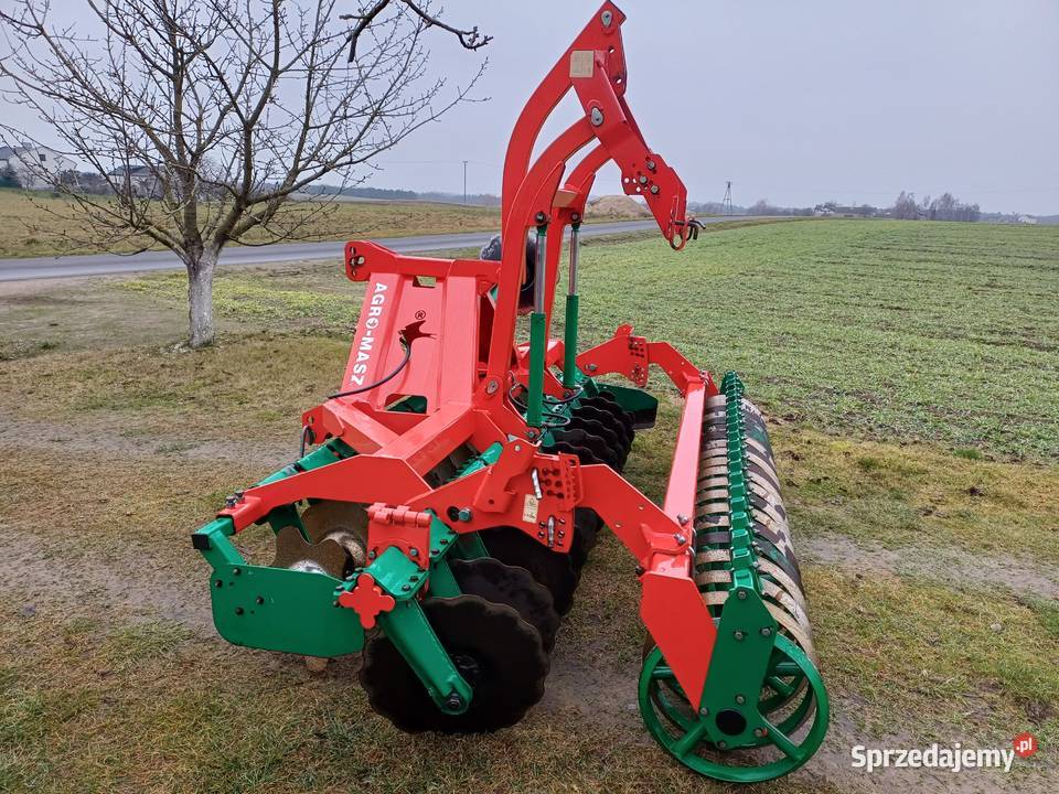 Agregat talerzowy AgroMasz 3 m hydropak Brona