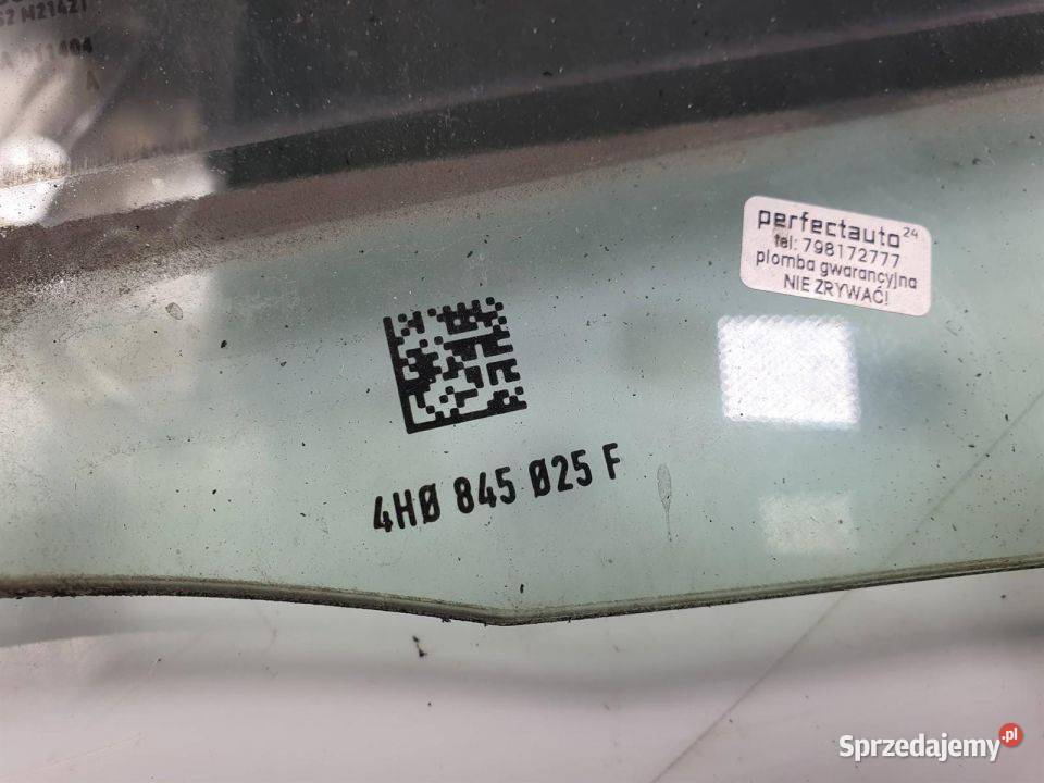 SZYBA TYŁ AUDI A8 D4 PRZED LIFT SOLIVER osobowe
