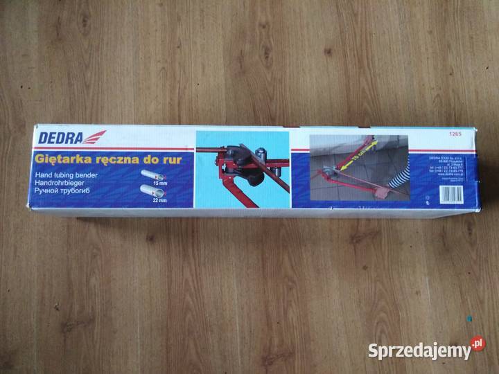giętarka ręczna do rur DEDRA możliwa wysyłka Pozostałe mazowieckie Warszawa