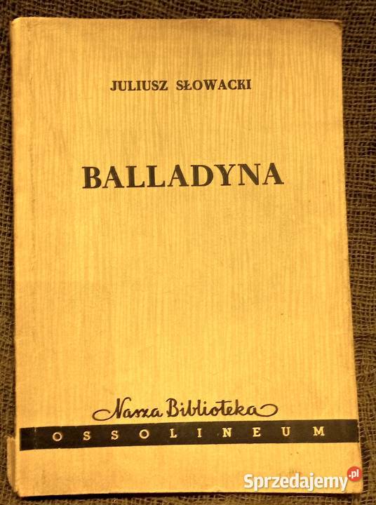 Książka Balladyna Juliusz Słowacki