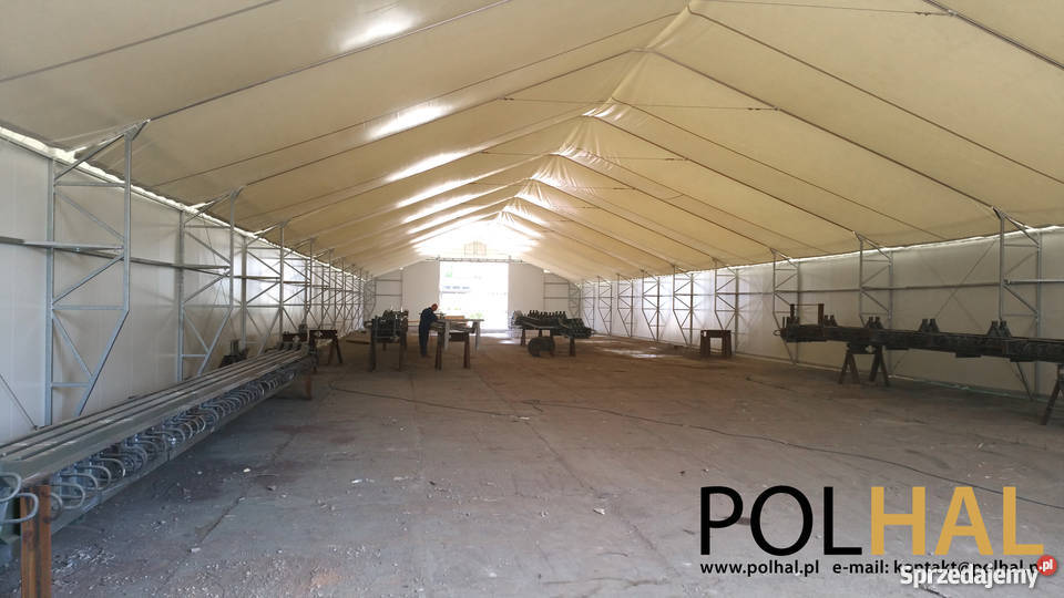 Hala Namiotowa Termiczna Ocieplona 15m x 60m x Łódź sprzedam