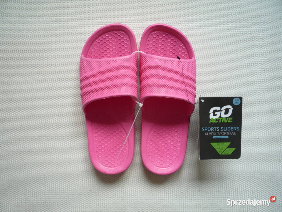 Nowe Go Active 38 Różowe klapki sportowe Szczecin