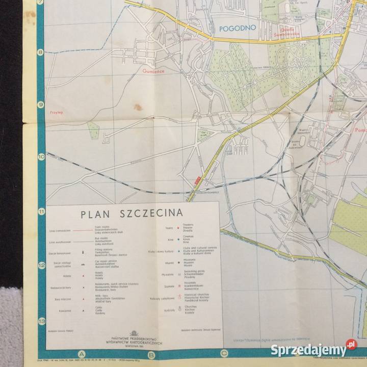 1446 Plan Szczecina Szczecin sprzedam