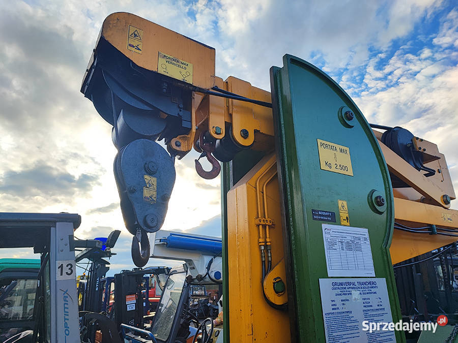 Żuraw dźwig samojezdny Gruniverpal Tranchero małopolskie Kęty sprzedam